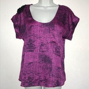 2/$20 Collective Concepts Cap Sleeve Top S